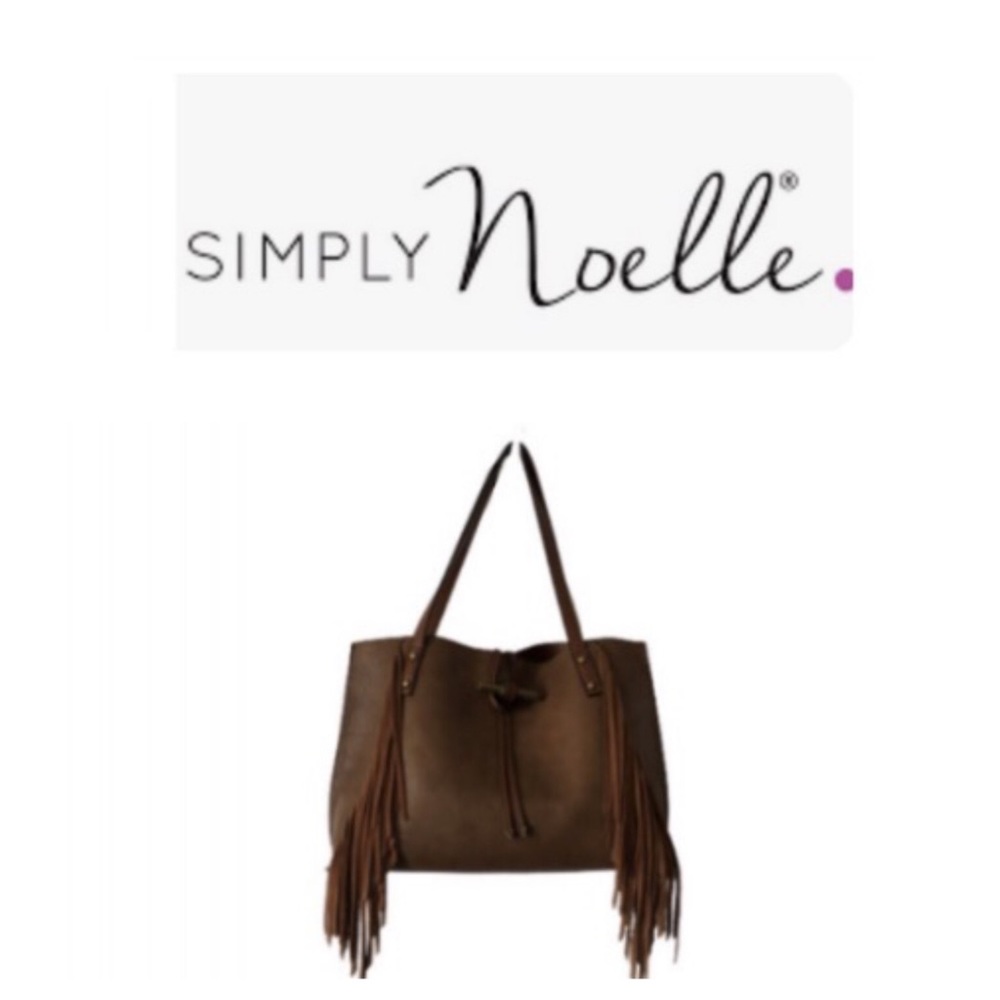 Simply Noelle- fringed bag.